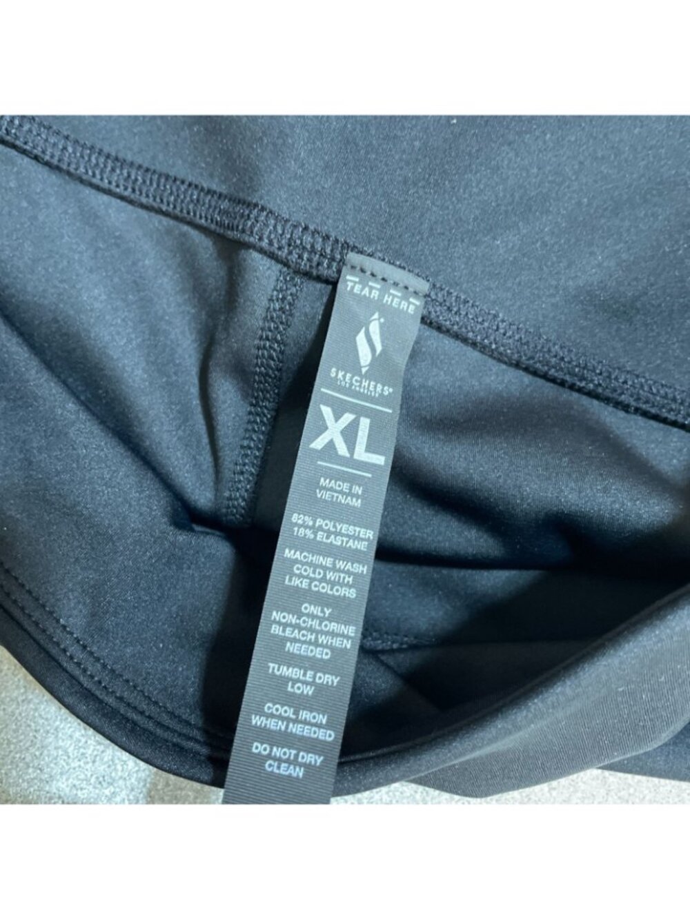 NWT Skechers GoWalk Women's XL Black High-Waist Capris UPF 40+ Breathable B1539 - Picture 9 of 14